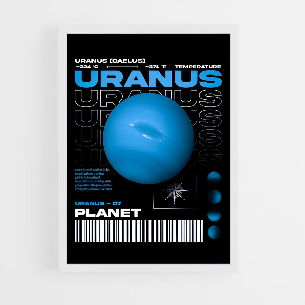 Poster Uranus Exploration (vue 3)