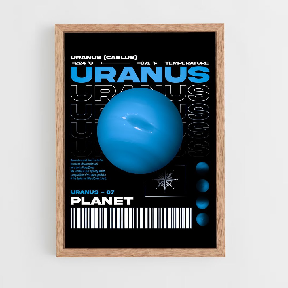 Poster Uranus Exploration (vue 4)