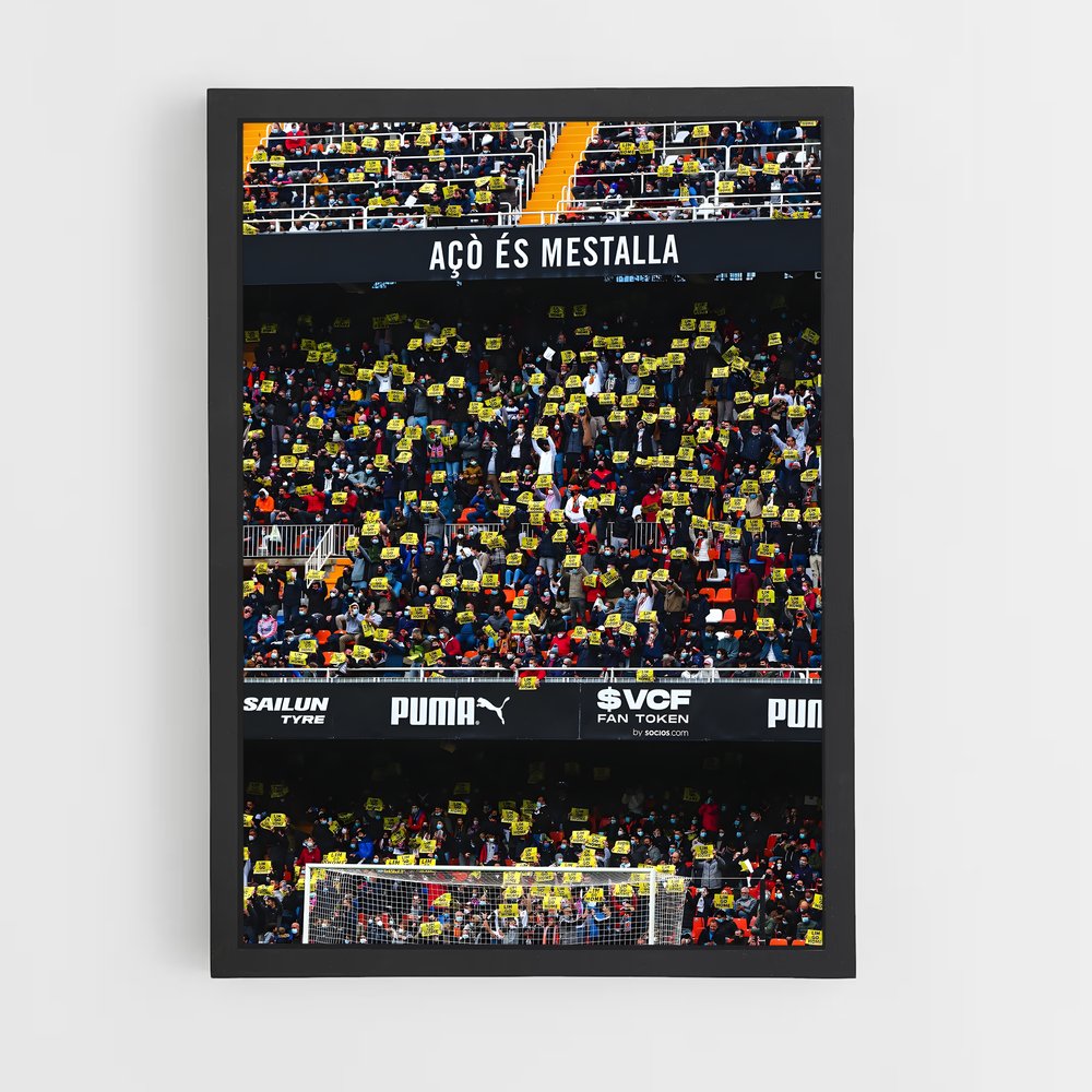 Poster Mestalla Passion – affiche Football (vue 2)