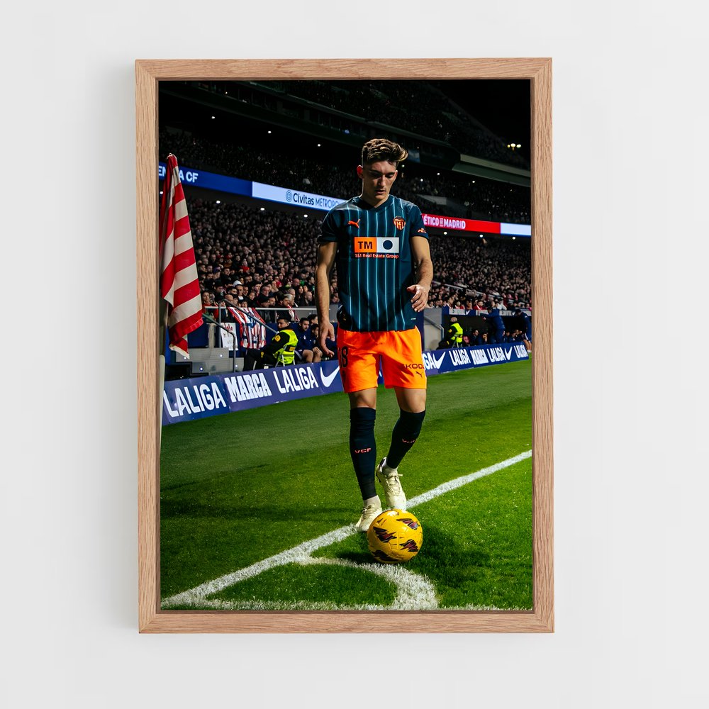 Poster Corner Valencia – affiche Football (vue 4)