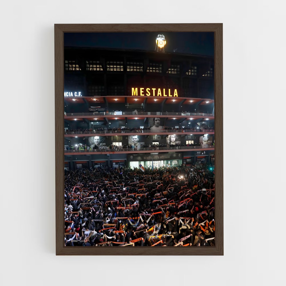 Poster Nuit au Mestalla – affiche Football (vue 5)