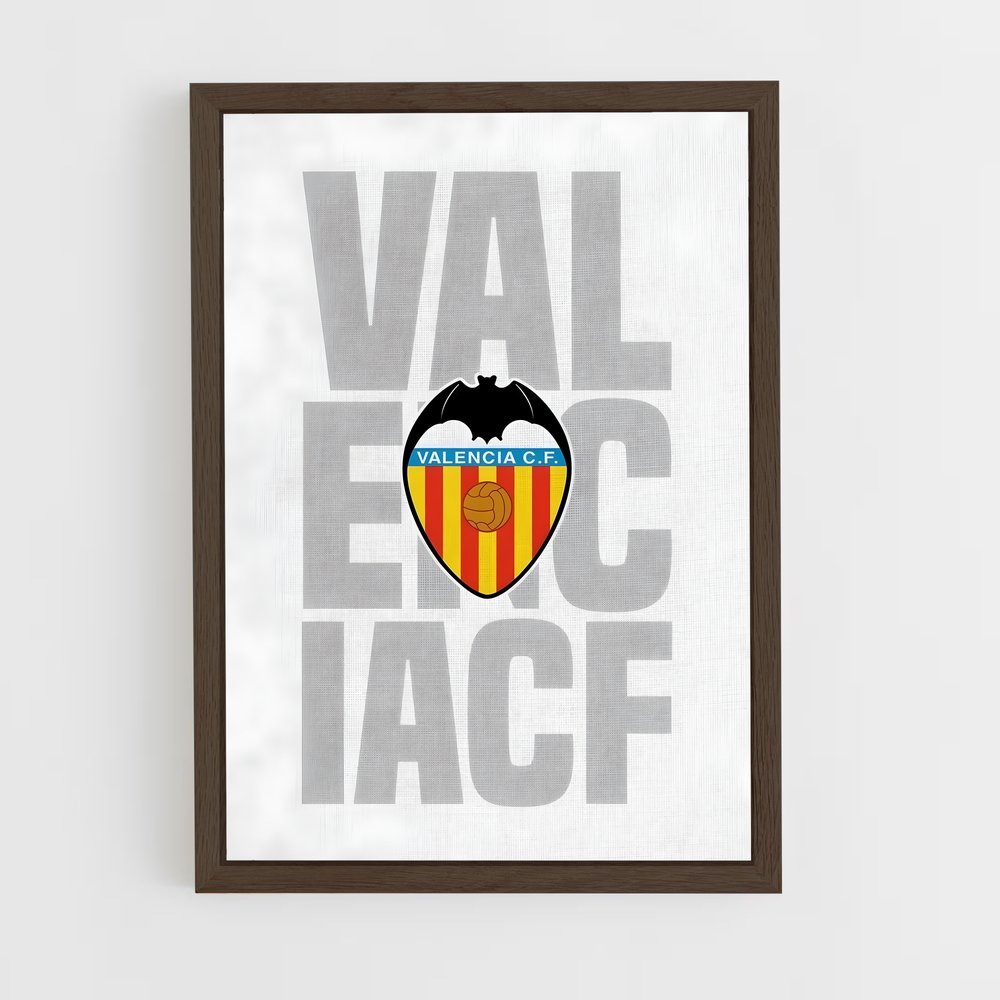 Poster Valencia Histoire – affiche Football (vue 5)