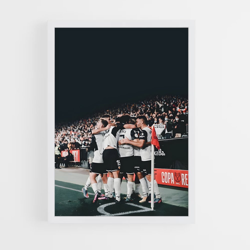 Poster Équipe en Victoire – affiche Football (vue 3)
