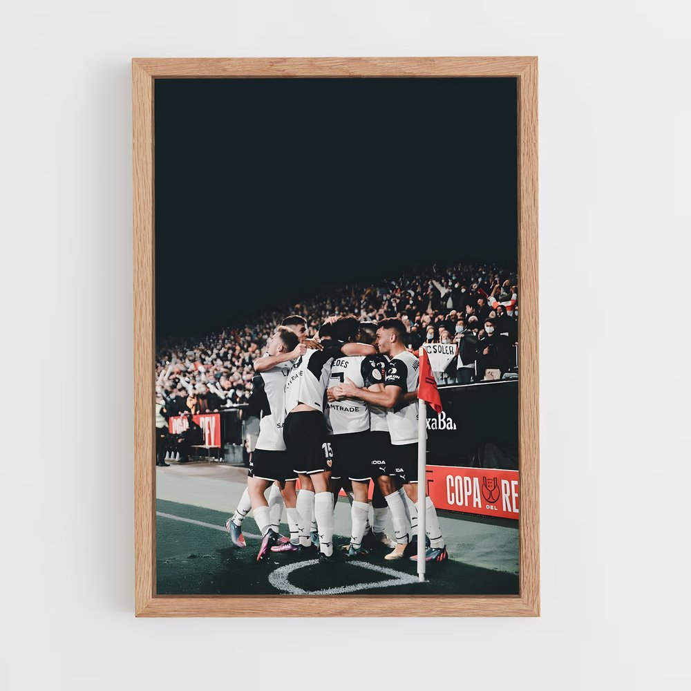 Poster Équipe en Victoire – affiche Football (vue 4)