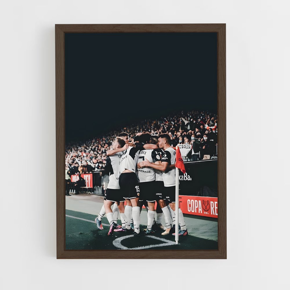 Poster Équipe en Victoire – affiche Football (vue 5)