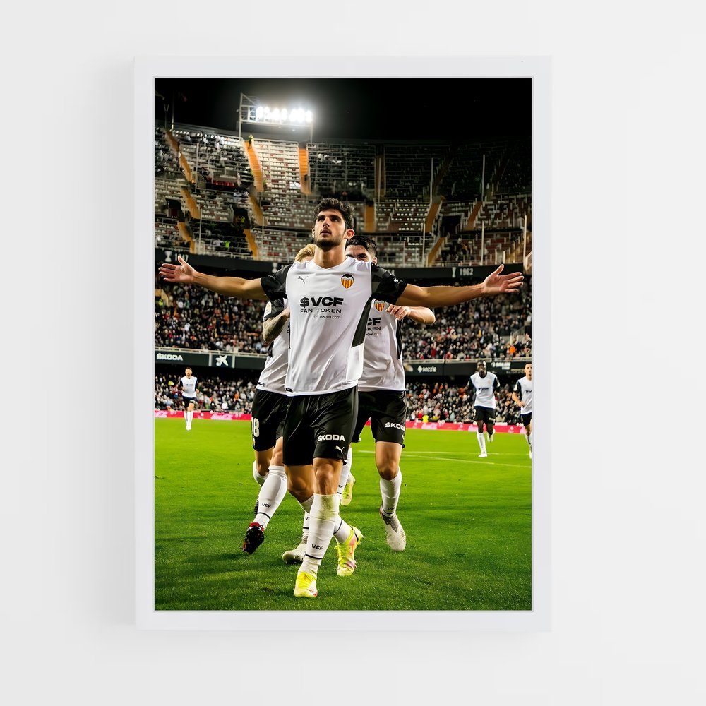 Poster Victoire au Stade Valencia – affiche Football (vue 3)