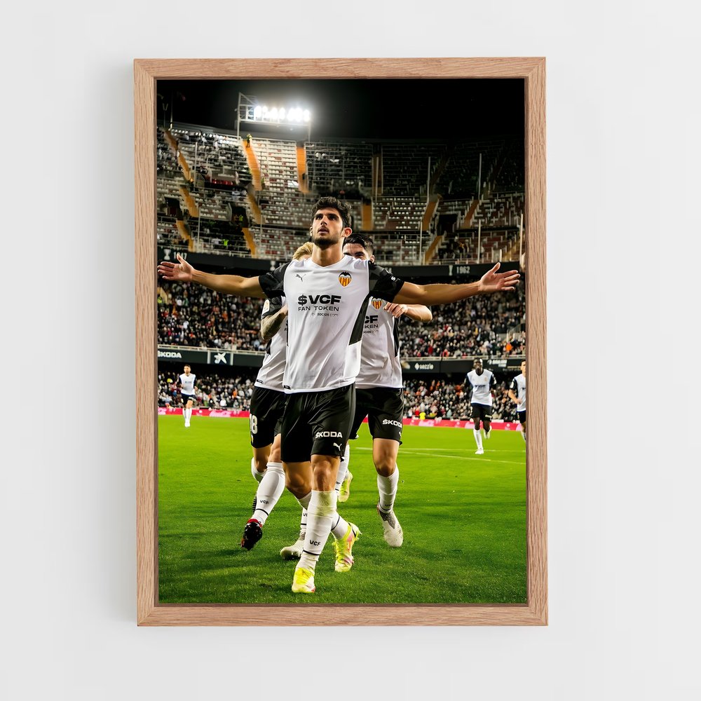 Poster Victoire au Stade Valencia – affiche Football (vue 4)