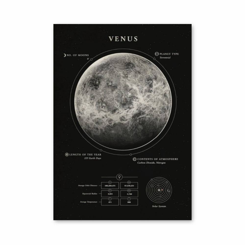 Poster Vénus Florale