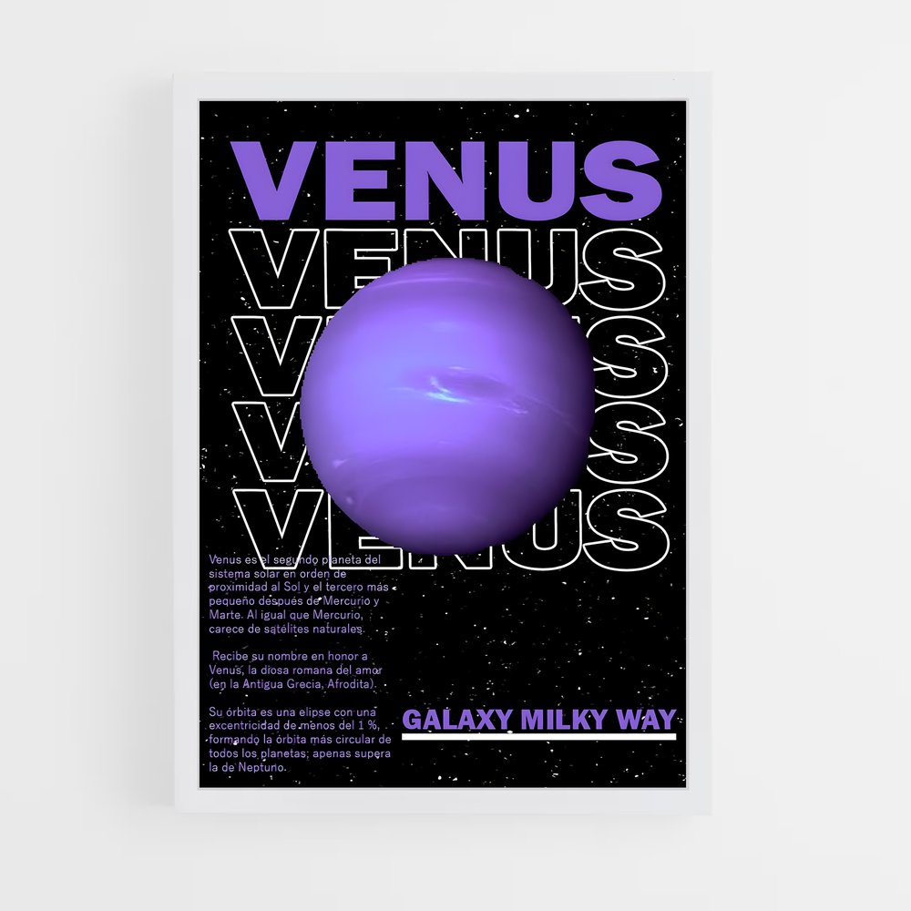 Poster Venus et le Soleil (vue 3)