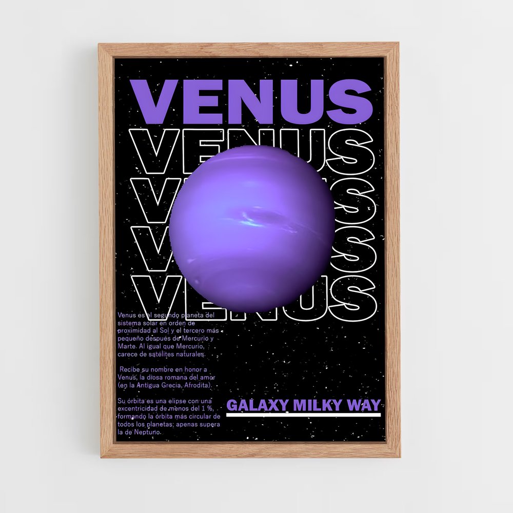 Poster Venus et le Soleil (vue 4)