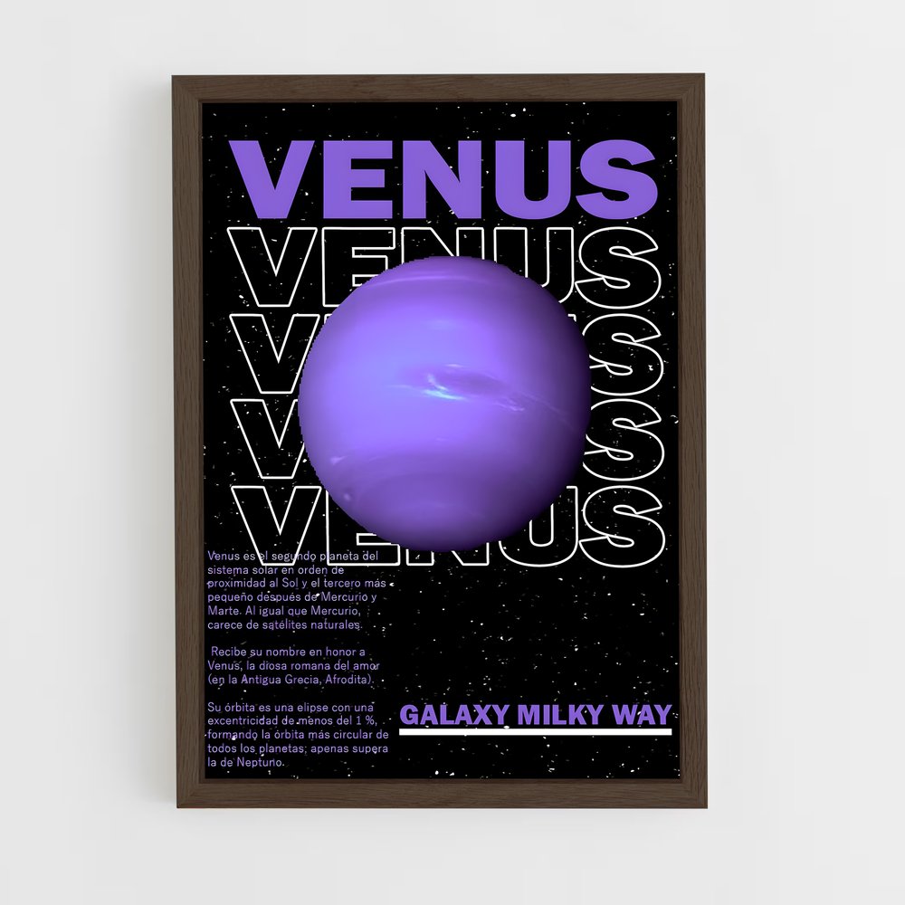 Poster Venus et le Soleil (vue 5)