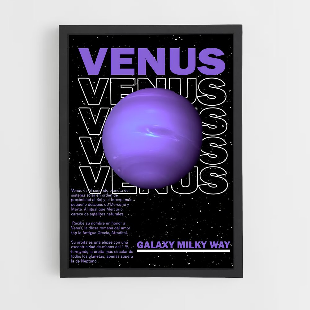 Poster Venus et le Soleil (vue 2)