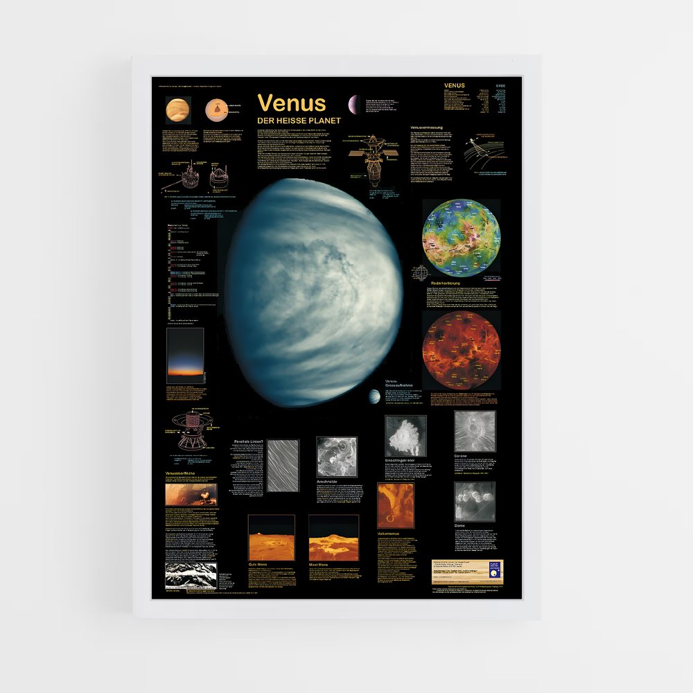 Poster Exploring Venus (vue 3)