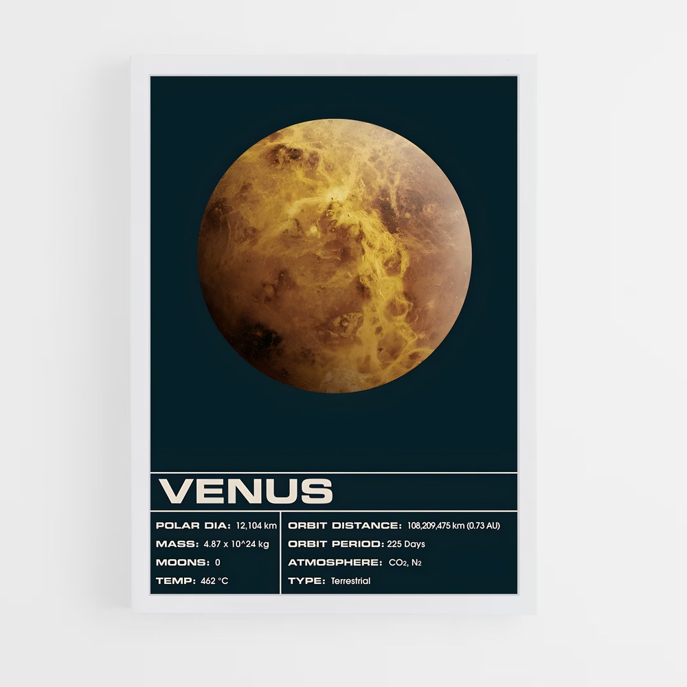 Poster Vénus Exploration (vue 3)