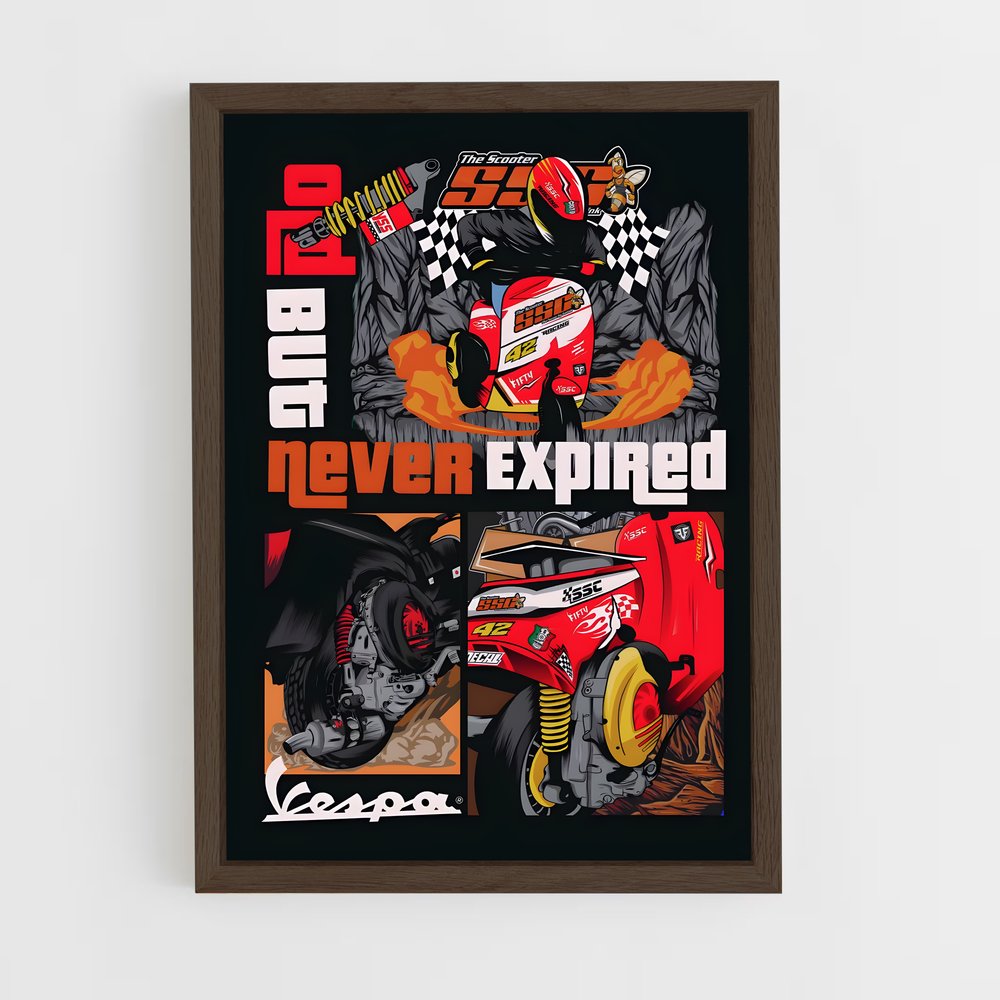 Poster Vintage Speed – affiche Vespa (vue 5)