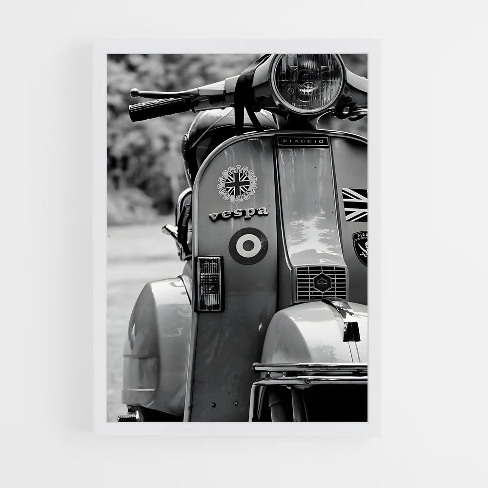 Poster Icône Vintage – affiche Vespa (vue 3)