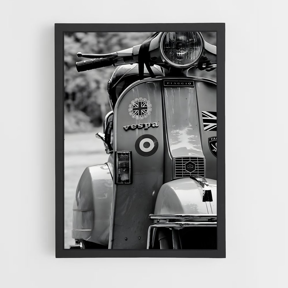 Poster Icône Vintage – affiche Vespa (vue 2)