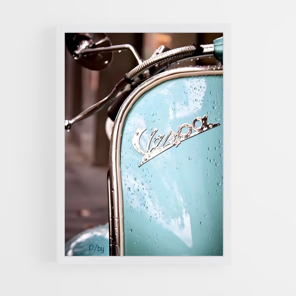 Poster Vespa Vintage (vue 3)