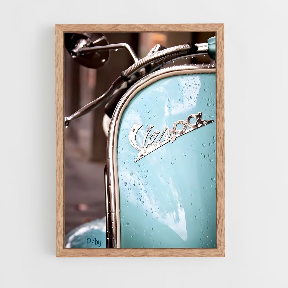 Poster Vespa Vintage (vue 4)