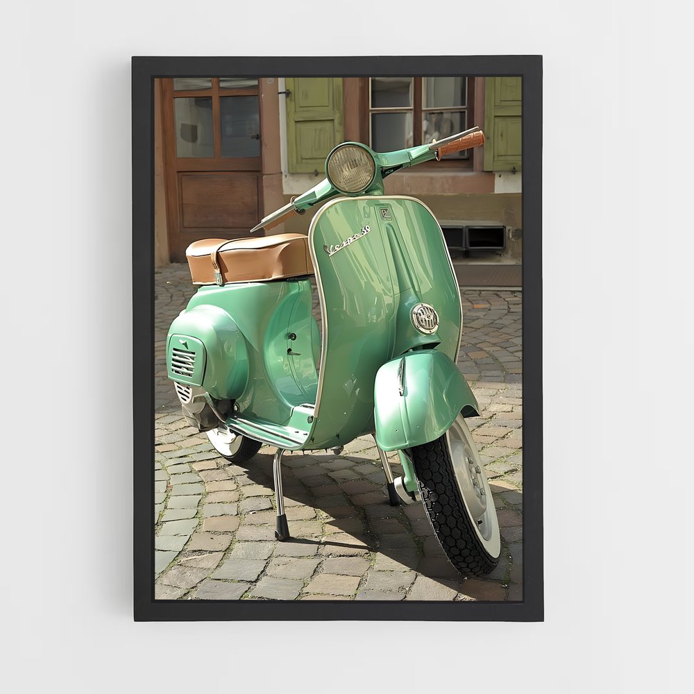 Poster Vintage Urban Vespa (vue 2)