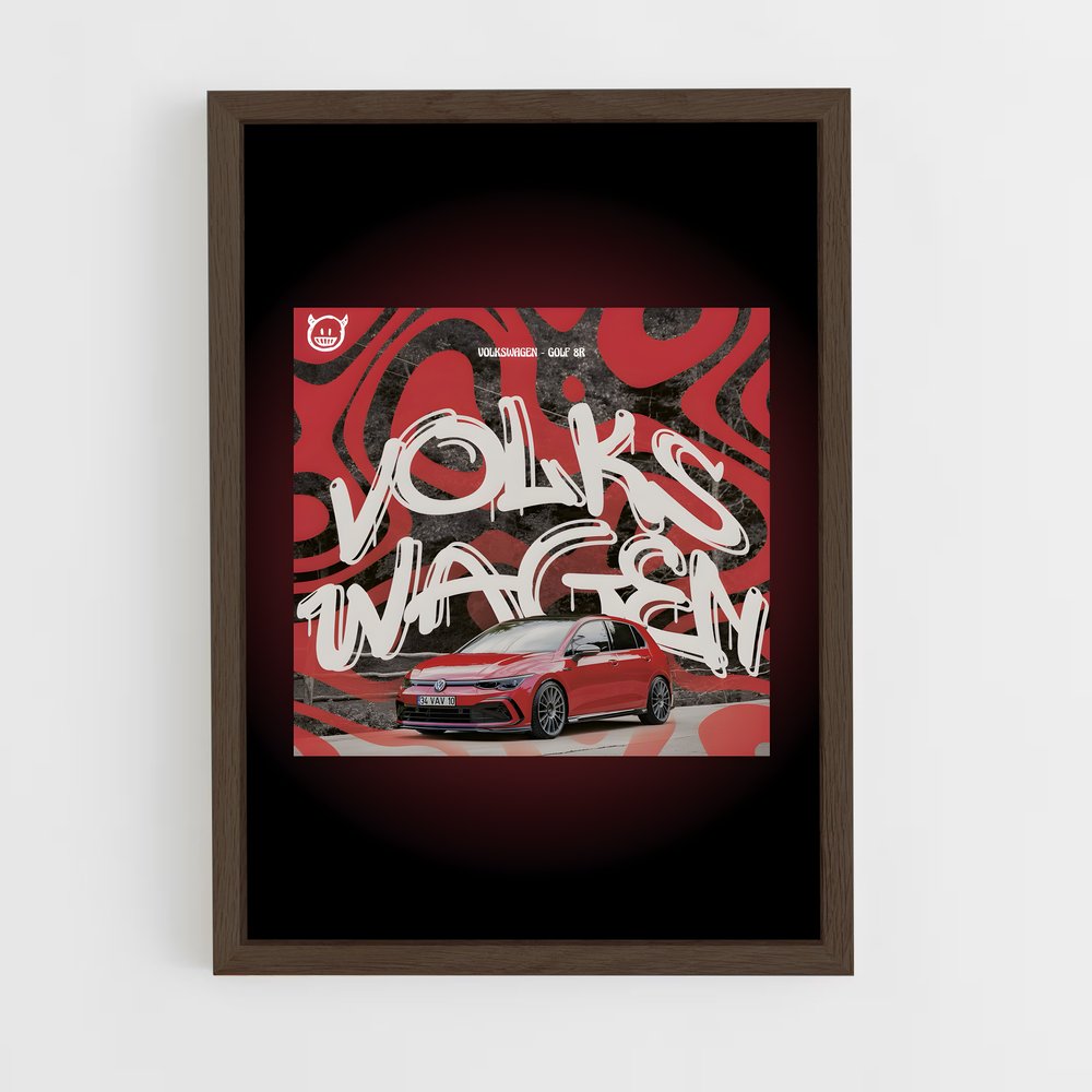 Poster Volkswagen Édition Rouge (vue 5)