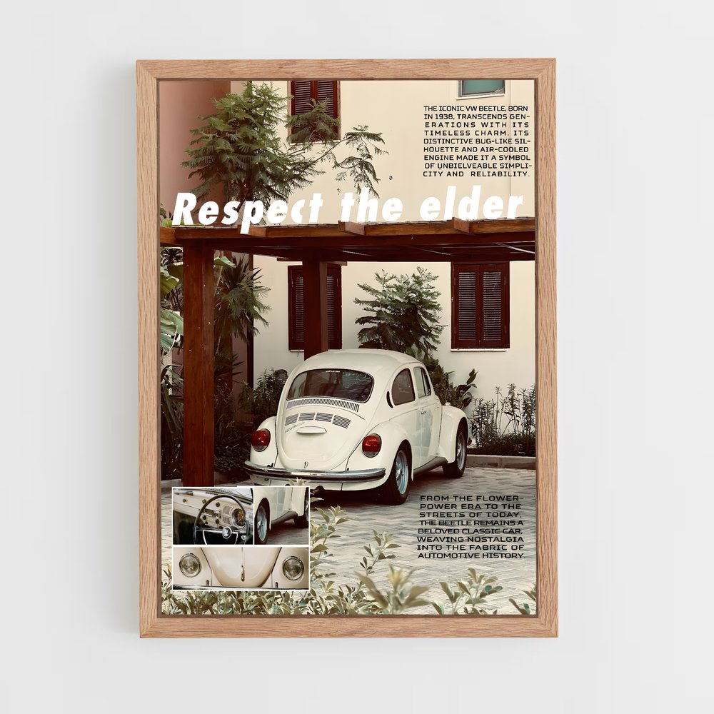 Poster Respect the Elder – affiche Volkswagen (vue 4)
