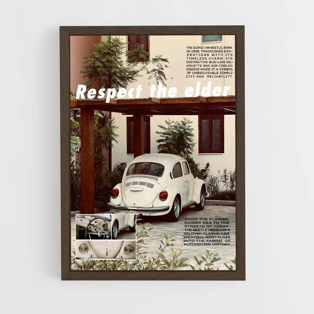 Poster Respect the Elder – affiche Volkswagen (vue 5)