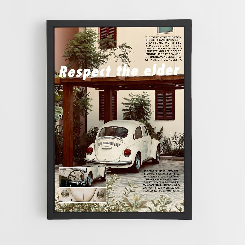 Poster Respect the Elder – affiche Volkswagen (vue 2)