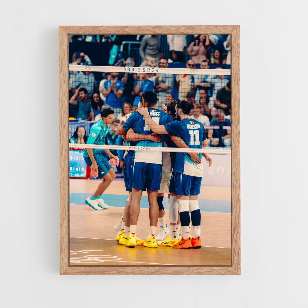 Poster Équipe Victoire Volleyball (vue 4)