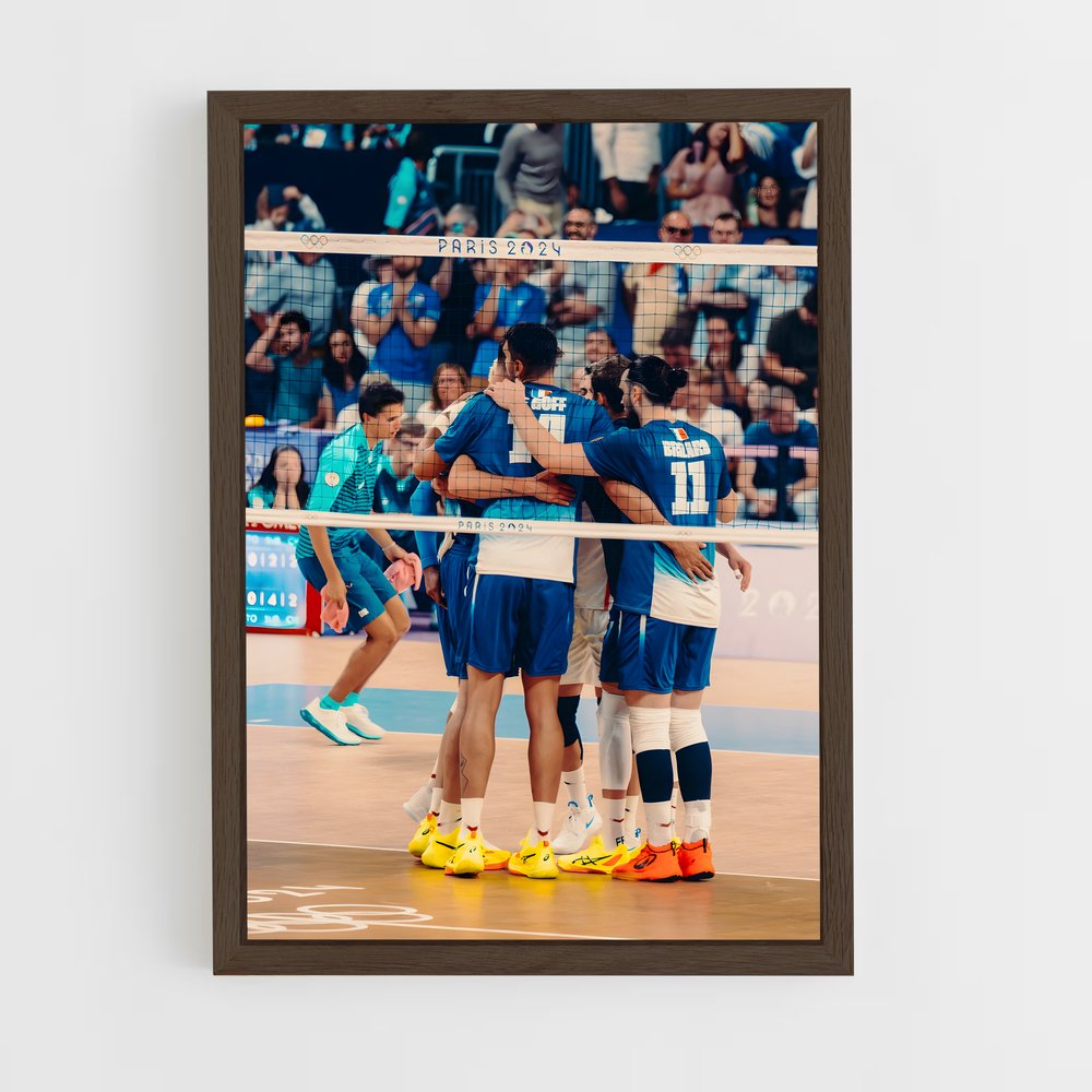 Poster Équipe Victoire Volleyball (vue 5)