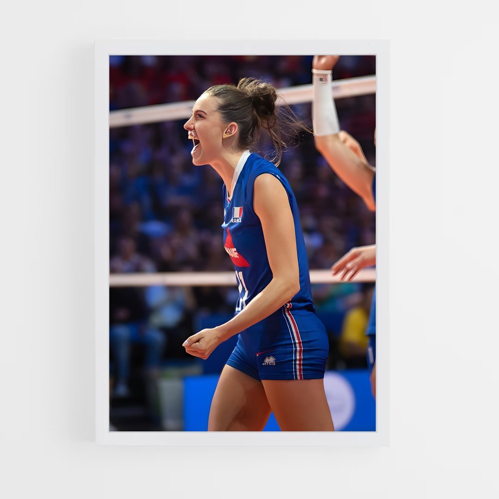 Poster Esprit Volley – affiche Volleyball (vue 3)