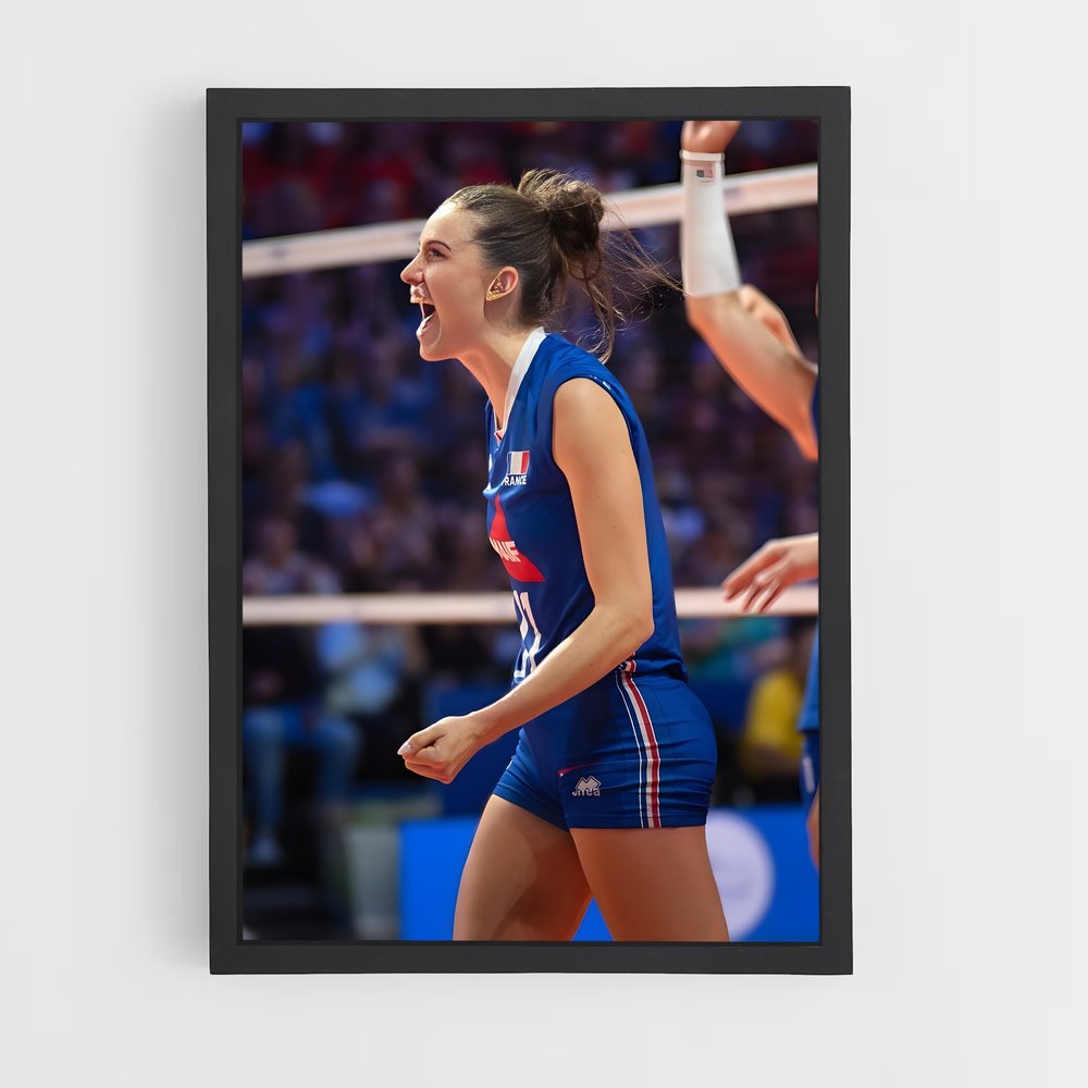 Poster Esprit Volley – affiche Volleyball (vue 2)