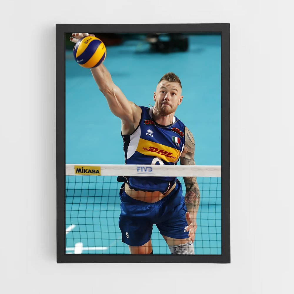 Poster Force Aérienne – affiche Volleyball (vue 2)
