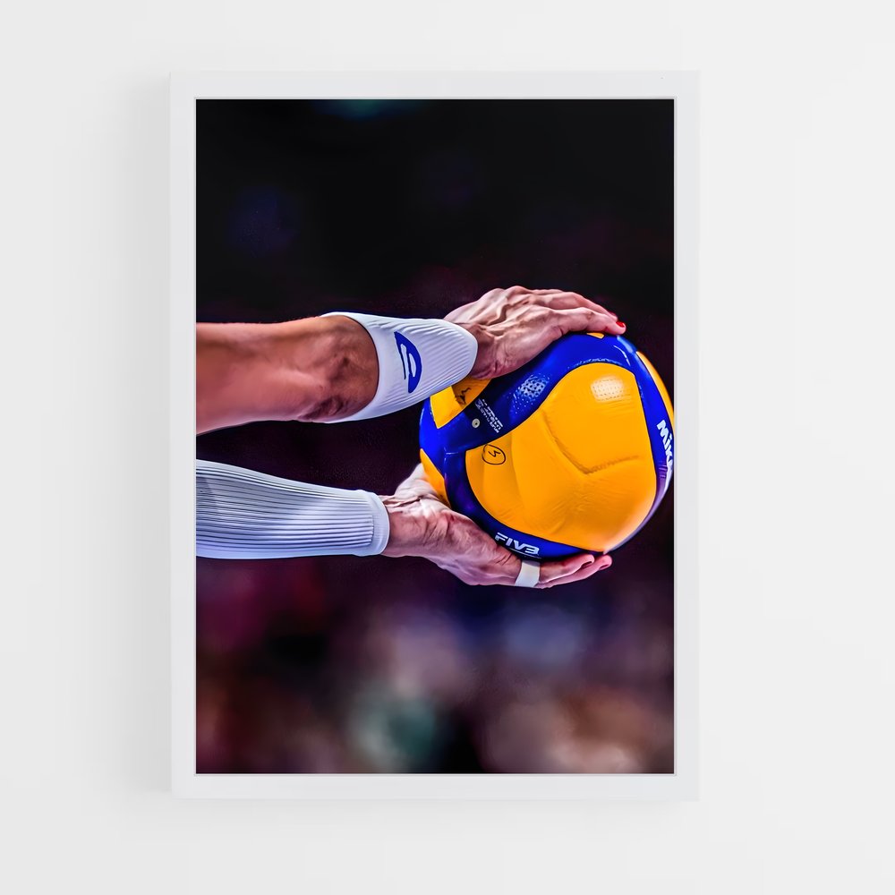 Poster Envolée Dynamique – affiche Volleyball (vue 3)