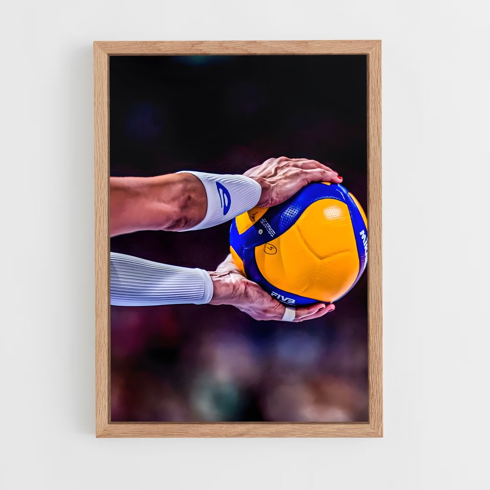 Poster Envolée Dynamique – affiche Volleyball (vue 4)