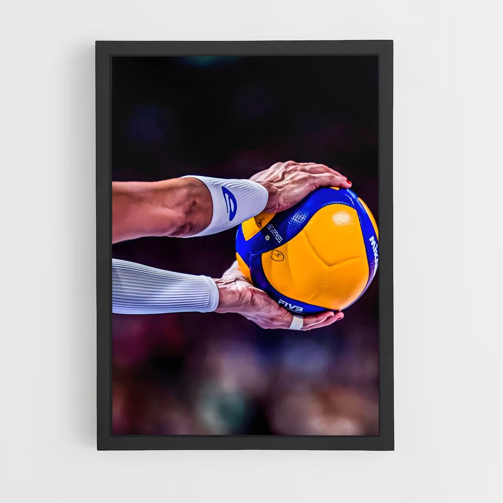 Poster Envolée Dynamique – affiche Volleyball (vue 2)