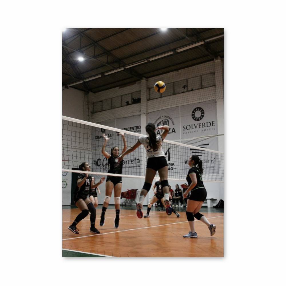 Poster Smash Aérien – affiche Volleyball