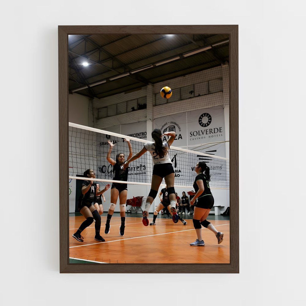 Poster Smash Aérien – affiche Volleyball (vue 5)