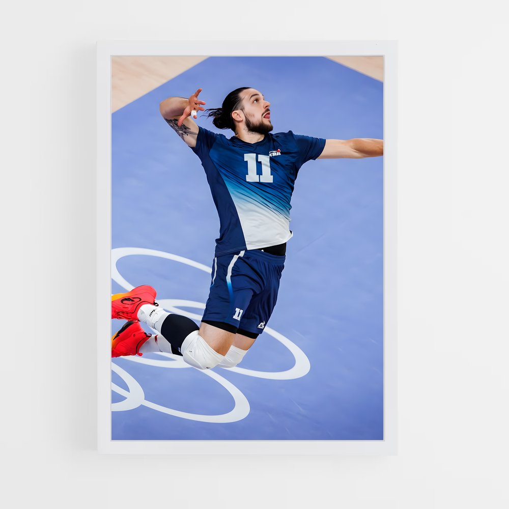 Poster Jump Serve – affiche Volleyball (vue 3)