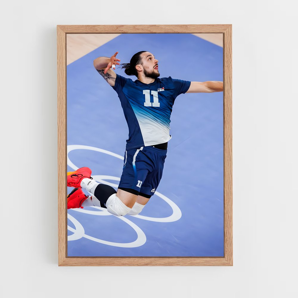 Poster Jump Serve – affiche Volleyball (vue 4)