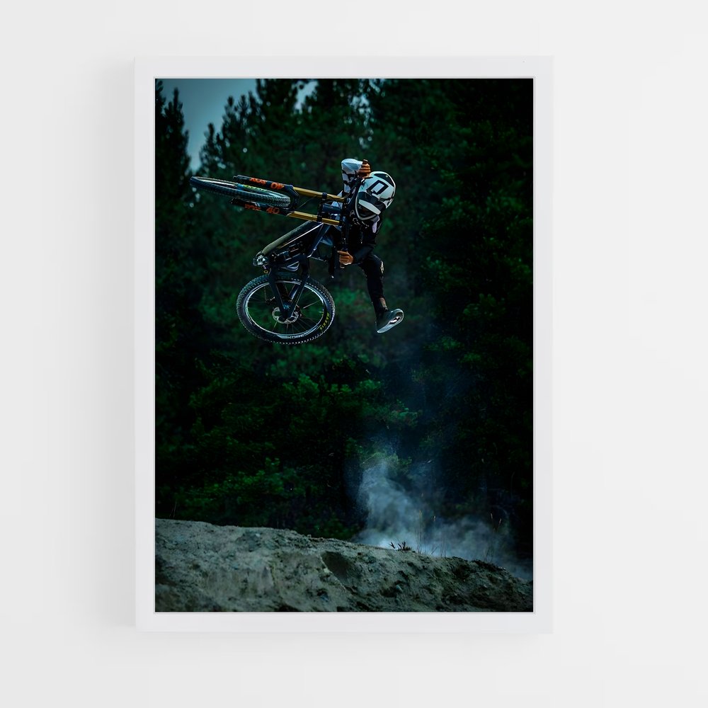 Poster Saut de VTT (vue 3)