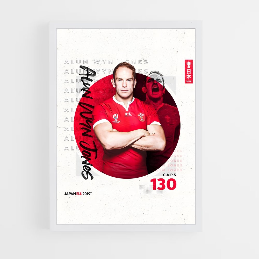 Poster Rugby Wales 130 (vue 3)