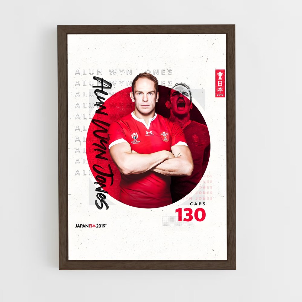 Poster Rugby Wales 130 (vue 5)