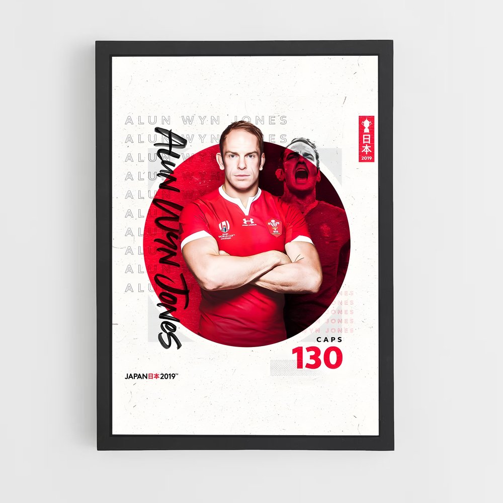 Poster Rugby Wales 130 (vue 2)