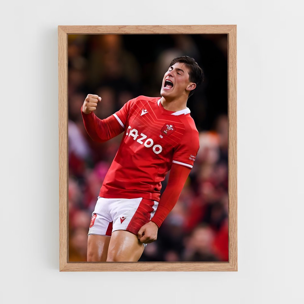 Poster Triomphe Rugby Pays de Galles (vue 4)