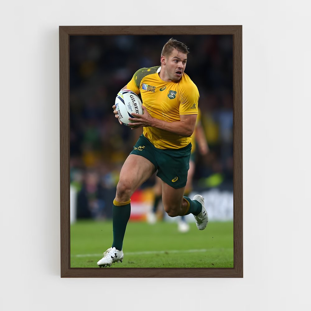 Poster Joueur Dynamique – affiche Rugby (vue 5)