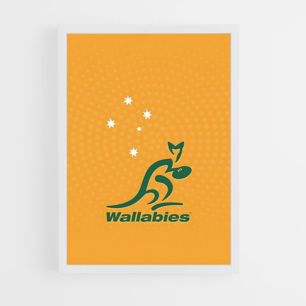 Poster Rugby Wallabies (vue 3)