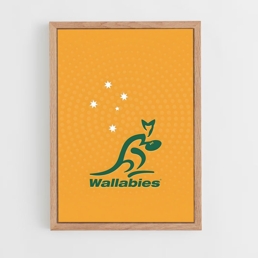 Poster Rugby Wallabies (vue 4)