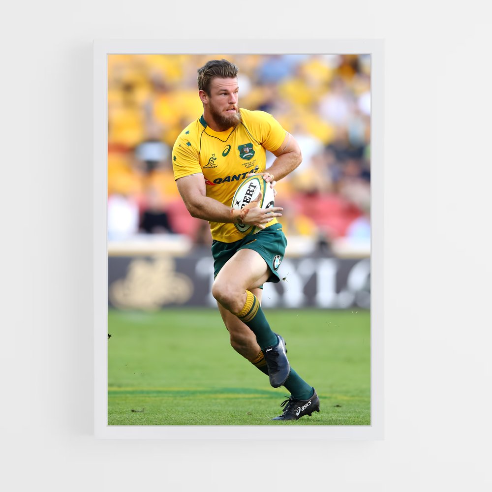 Poster Rugby Dynamique (vue 3)