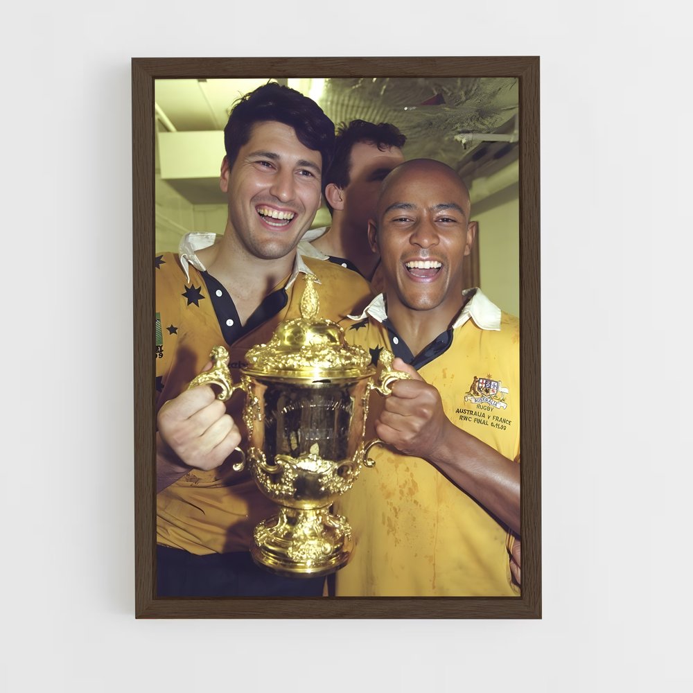 Poster Victoire Wallabies – affiche Rugby (vue 5)